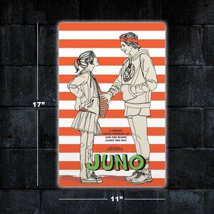 Juno movie poster - 11x17 film wall art print merch gift collectable diablo cody